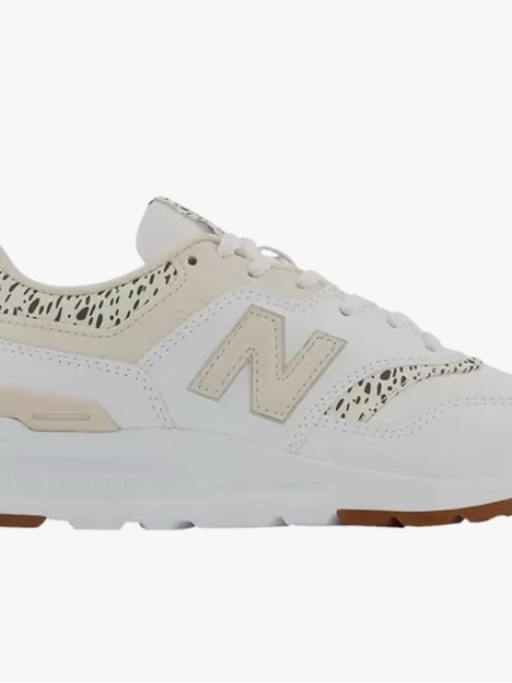 New Balance 997H Size: 11 White/ Beige Cheetah Sneakers
